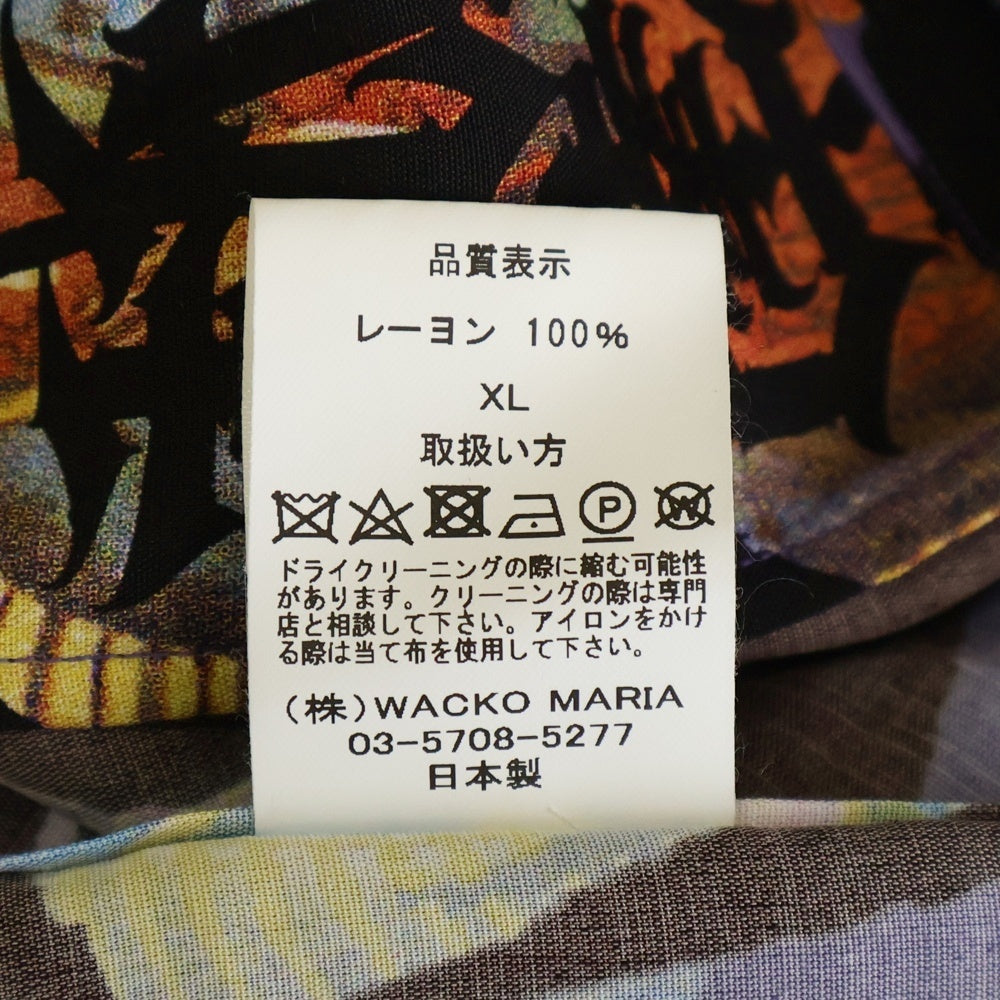 WACKO MARIA(ワコマリア) 21SS ×BUDSPOOL HAWAIIAN SHIRT バッズプール ハワイアン 半袖シャツ ショートスリーブ マルチカラー NMD-WM-HI02-C