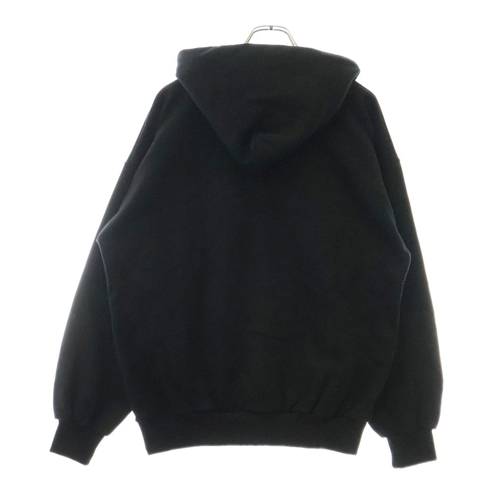 WTAPS(ダブルタップス) 23AW SIGN HOODY COTTON SCREEN サイン フーディー コットン スクリーン プルオーバーパーカー ロゴプリント ブラック 232-ATDT-HPM01S