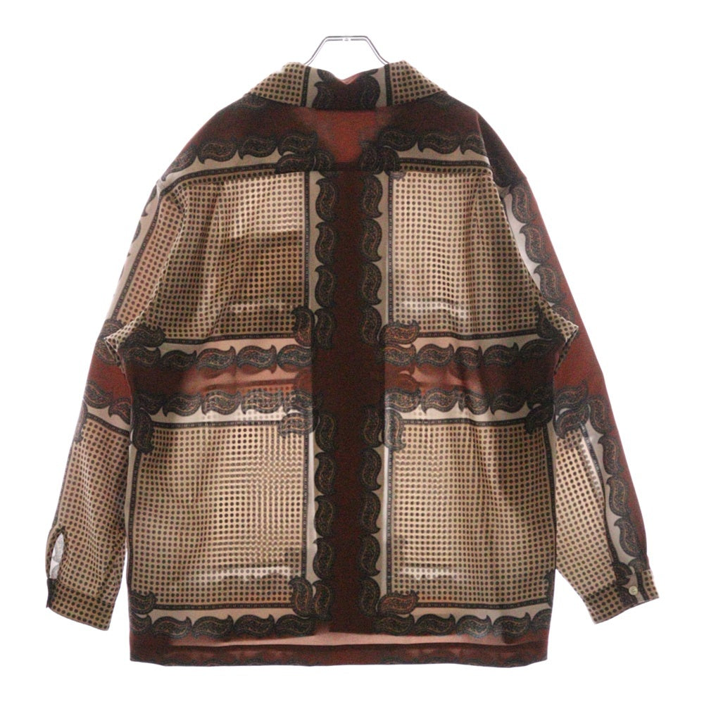 Children of the discordance(チルドレンオブザディスコーダンス) PERSONAL DATA PRINT SHIRT パーソナルデータプリント 総柄長袖シャツ マルチカラー COTDSH-122D