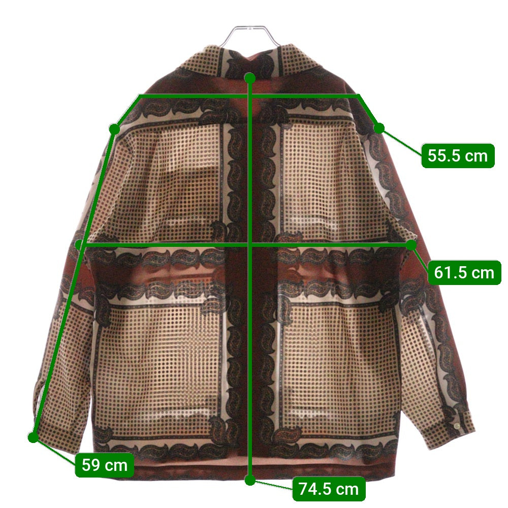 Children of the discordance(チルドレンオブザディスコーダンス) PERSONAL DATA PRINT SHIRT パーソナルデータプリント 総柄長袖シャツ マルチカラー COTDSH-122D