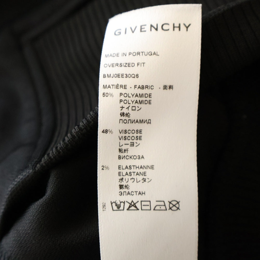 GIVENCHY(ジバンシィ) 4G Spray Zip Up Track Jacket サイドライン スプレー加工 テープ トラックジャケット ブラック BMJ0EE30Q6