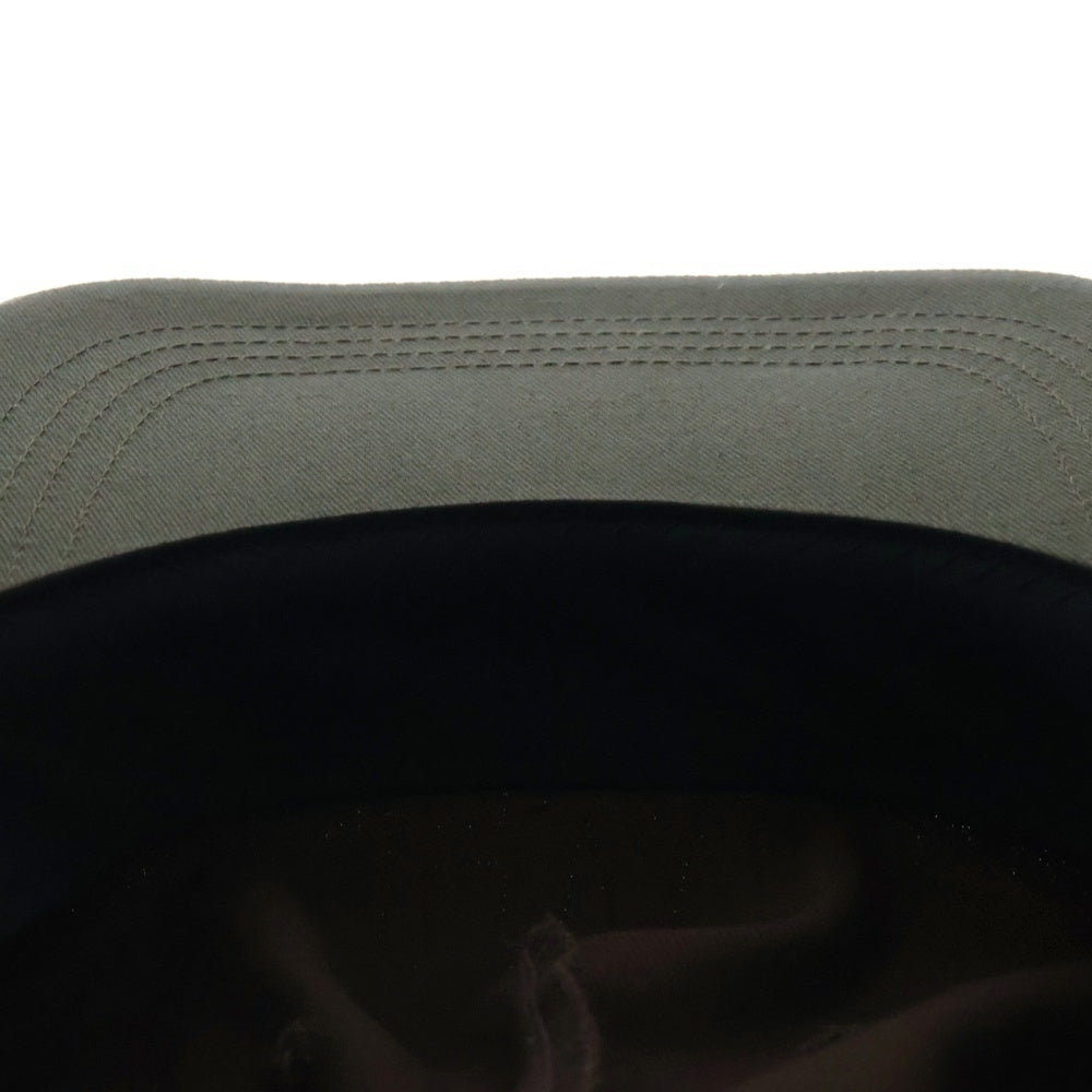 THE H.W.DOG&CO(ドッグアンドコー) SQUARE BRIM CAP ロゴパッチ スクエア ブリム 5パネルキャップ ブラウン D-01023
