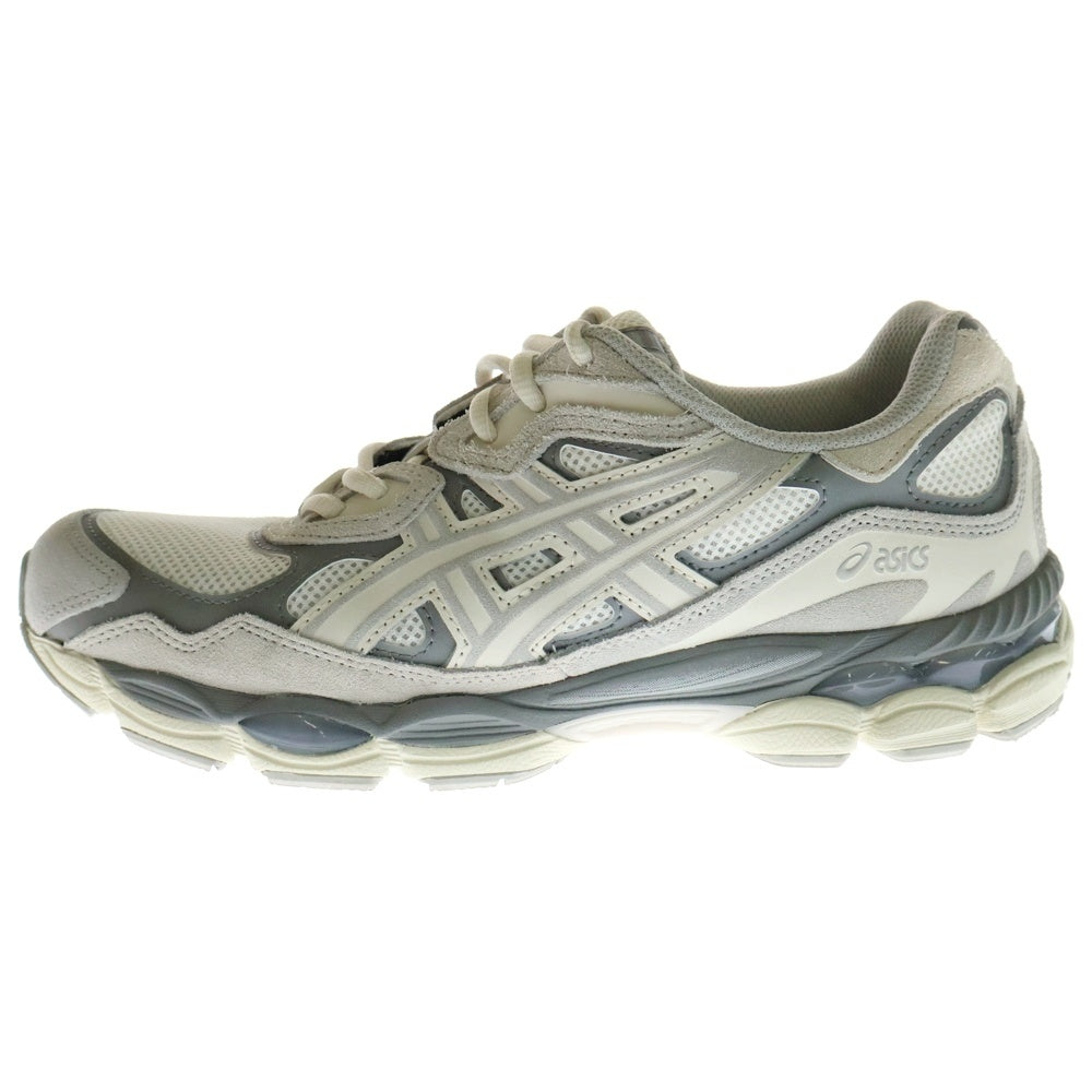 ASICS(アシックス) GEL-NYC CREAM OYSTER GREY ゲル ニューヨークシティー ローカットスニーカー グレー US7.5/25.5cm 1201A789-103