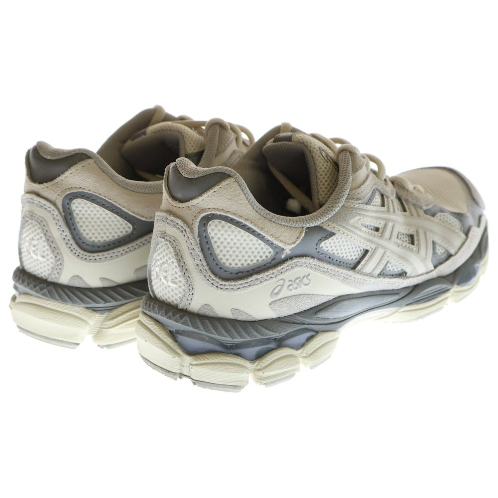 ASICS(アシックス) GEL-NYC CREAM OYSTER GREY ゲル ニューヨークシティー ローカットスニーカー グレー US7.5/25.5cm 1201A789-103