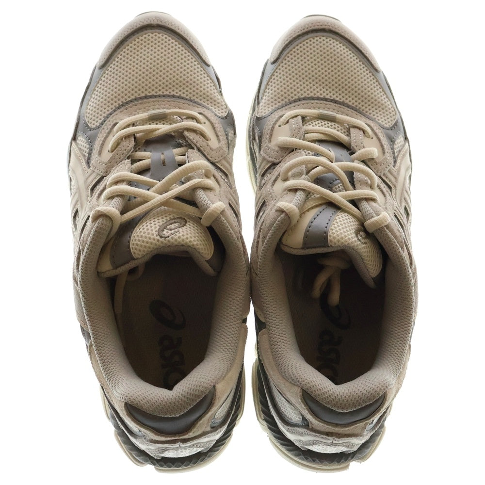ASICS(アシックス) GEL-NYC CREAM OYSTER GREY ゲル ニューヨークシティー ローカットスニーカー グレー US7.5/25.5cm 1201A789-103