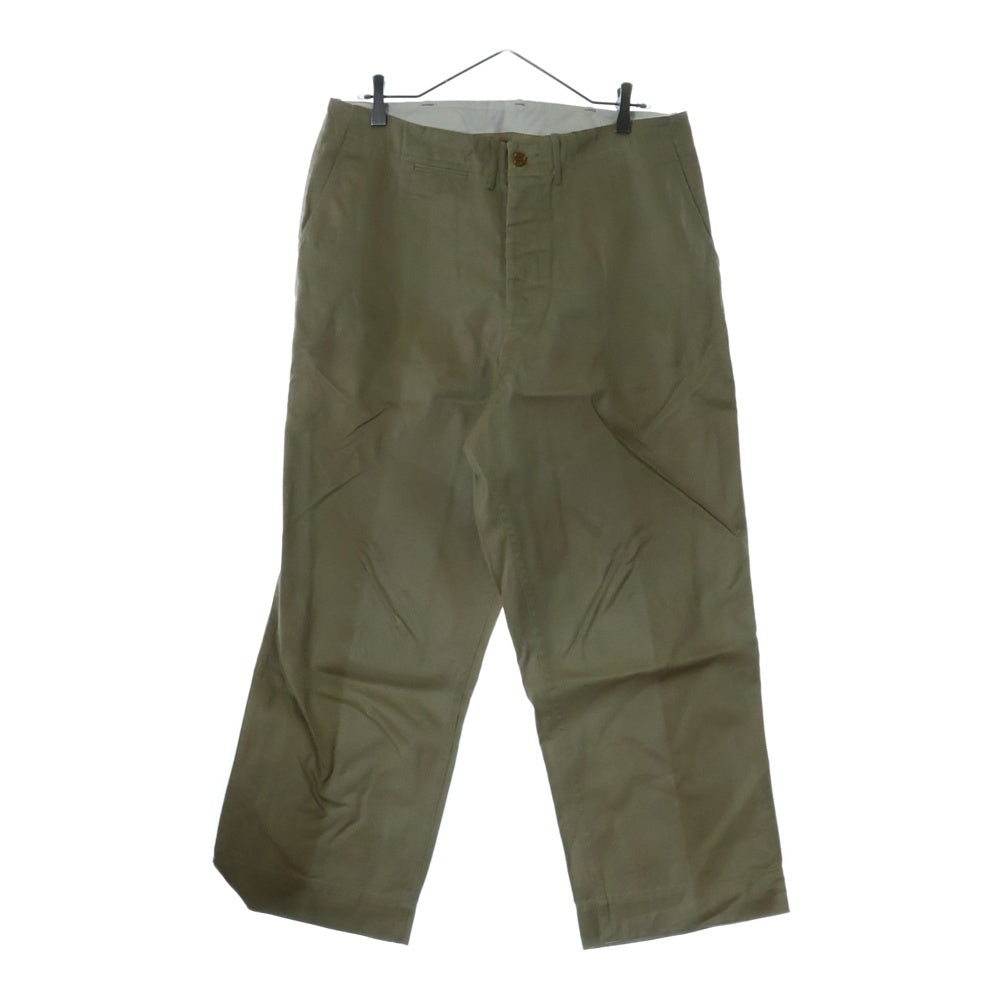 A.PRESSE(アプレッセ) Vintage US ARMY Chino Trousers ヴィンテージ加工 ユーエスアーミー チノトラウザー パンツ ベージュ 22AAP-04-09M
