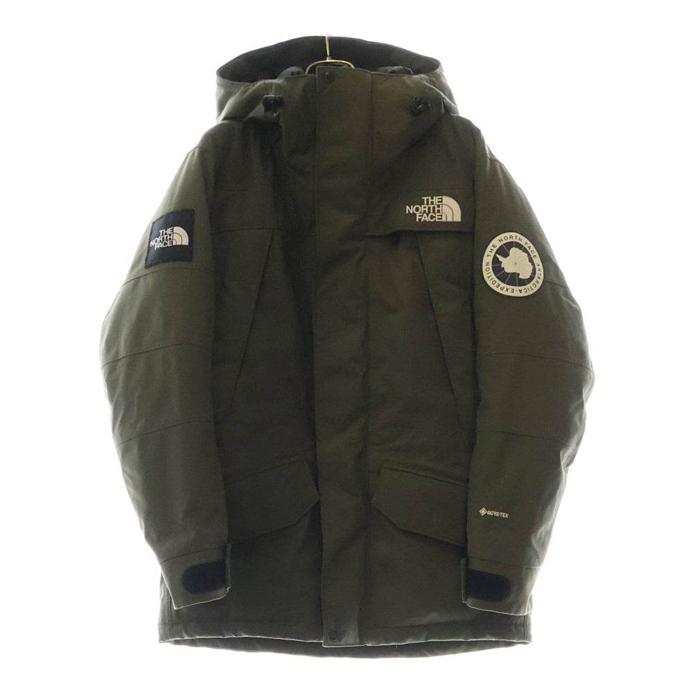 THE NORTH FACE(ザノースフェイス) ANTARCTICA PARKA GORE-TEX アンタークティカパーカ ゴアテックス ジップアップ フーデッド ダウンジャケット カーキ ND92032