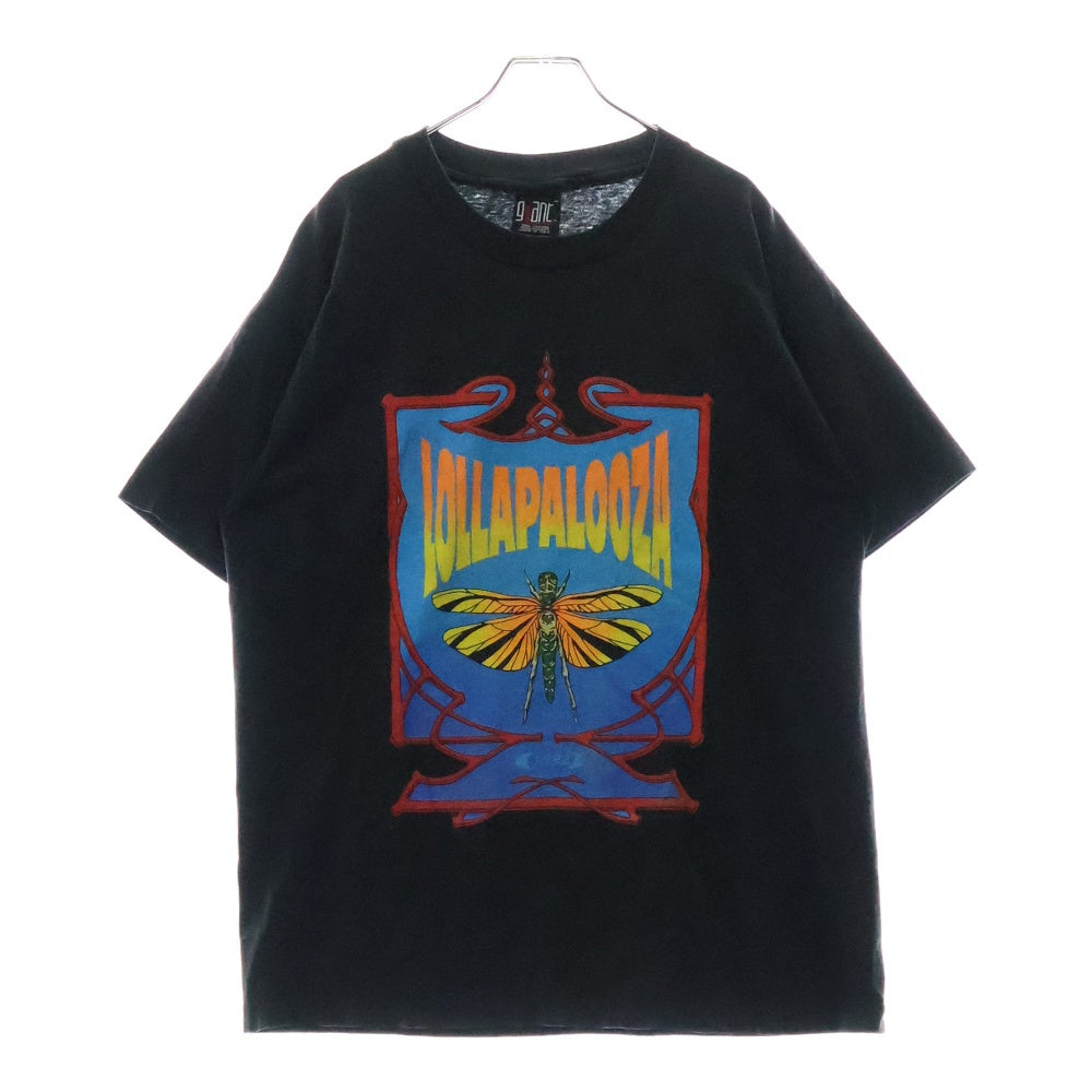 VINTAGE(ヴィンテージ) 90S VINTAGE LOLLAPALOOZA 1992 BLACK GIANT ヴィンテージ USA製 ロラパルーザ 両面プリント 半袖Tシャツ カットソー ブラック