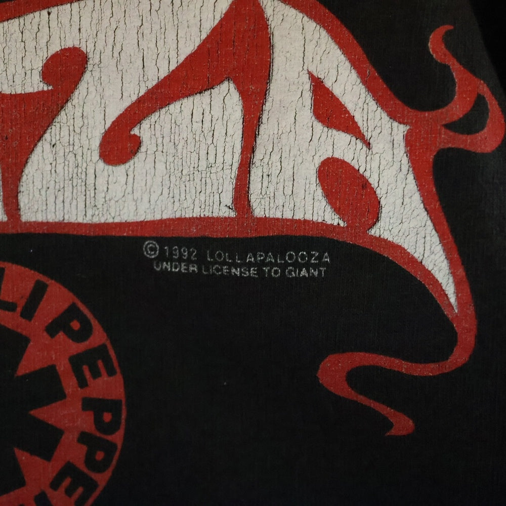 VINTAGE(ヴィンテージ) 90S VINTAGE LOLLAPALOOZA 1992 BLACK GIANT ヴィンテージ USA製 ロラパルーザ 両面プリント 半袖Tシャツ カットソー ブラック