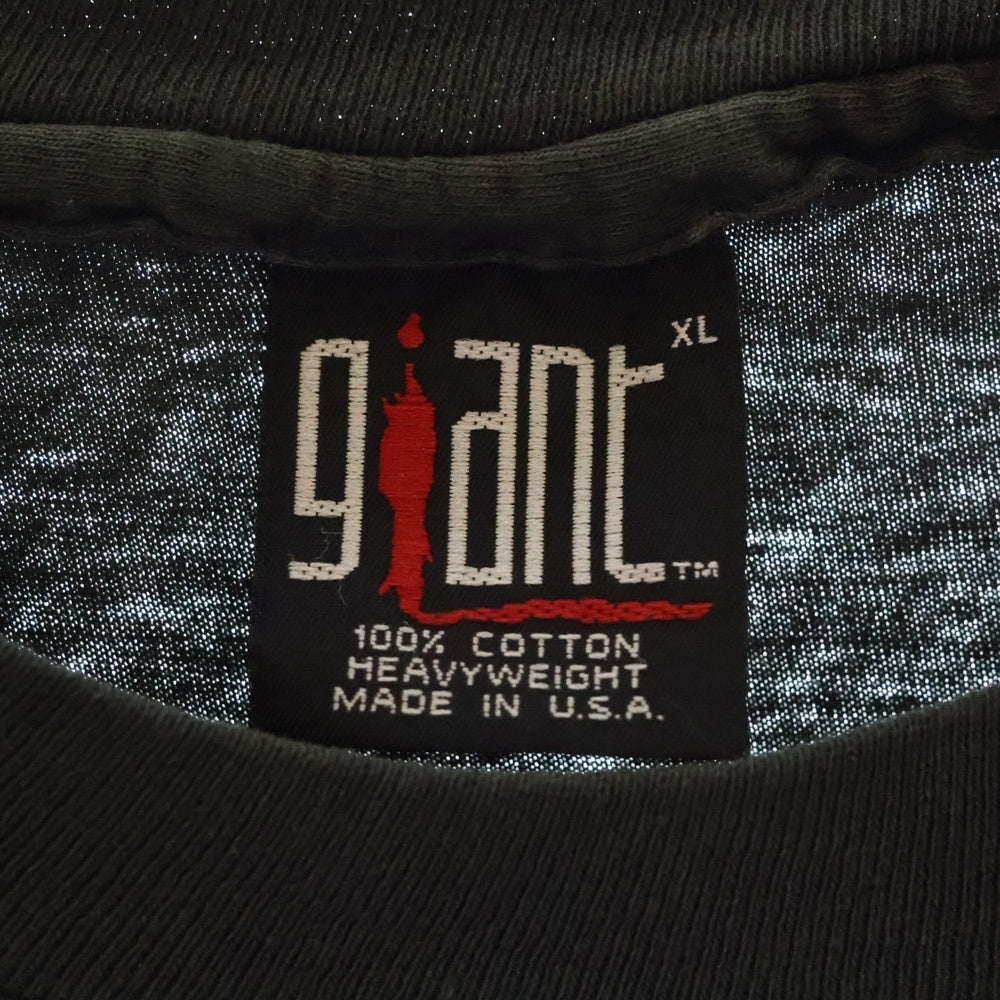 VINTAGE(ヴィンテージ) 90S VINTAGE LOLLAPALOOZA 1992 BLACK GIANT ヴィンテージ USA製 ロラパルーザ 両面プリント 半袖Tシャツ カットソー ブラック
