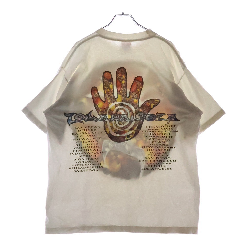VINTAGE(ヴィンテージ) 90S VINTAGE LOLLAPALOOZA 1994 SOF TEE ヴィンテージ USA製 ロラパルーザ 両面プリント フェス 半袖Tシャツ カットソー ホワイト