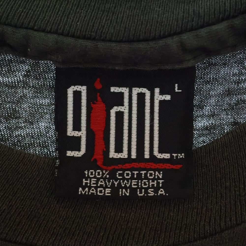 VINTAGE(ヴィンテージ) 90S VINTAGE LOLLAPALOOZA GIANT ヴィンテージ USA製 ロラパルーザ 両面プリント フェス 半袖Tシャツ カットソー ブラック