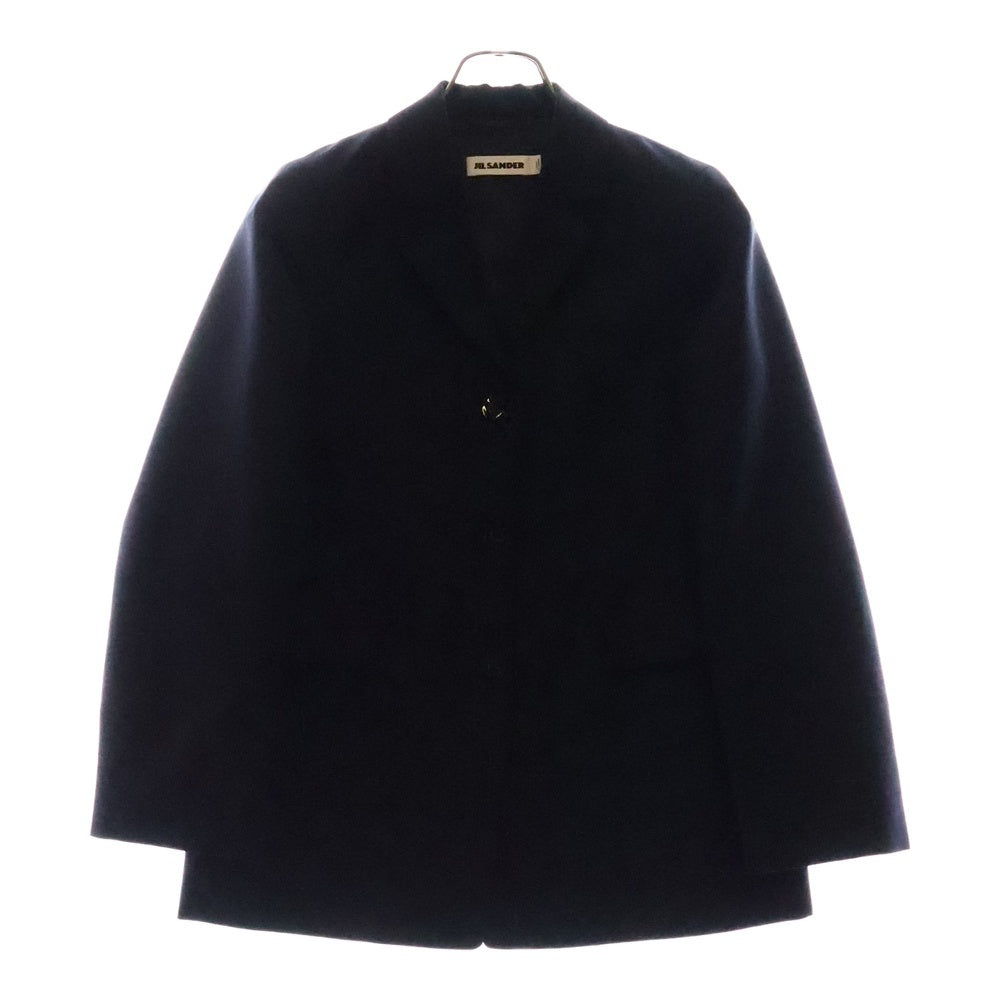 JIL SANDER(ジルサンダー) 3B ウール シングルテーラードジャケット ネイビー JSPO190522 WO210700