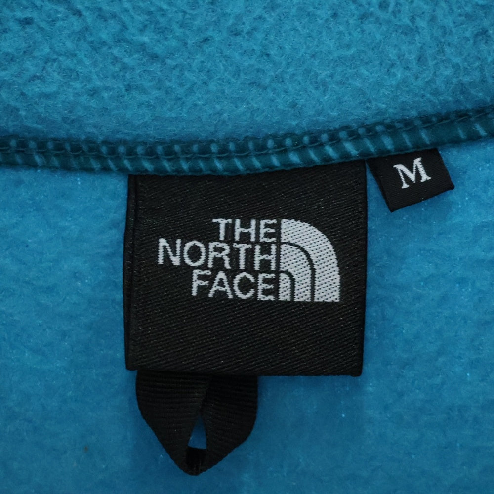 THE NORTH FACE(ザノースフェイス) TRANCE ANTERCTICA FLEECE JACKET トランスアンタークティカ ラバーワッペン付 胸ロゴ フリース ジャケット ブルゾン ブルーNA72235