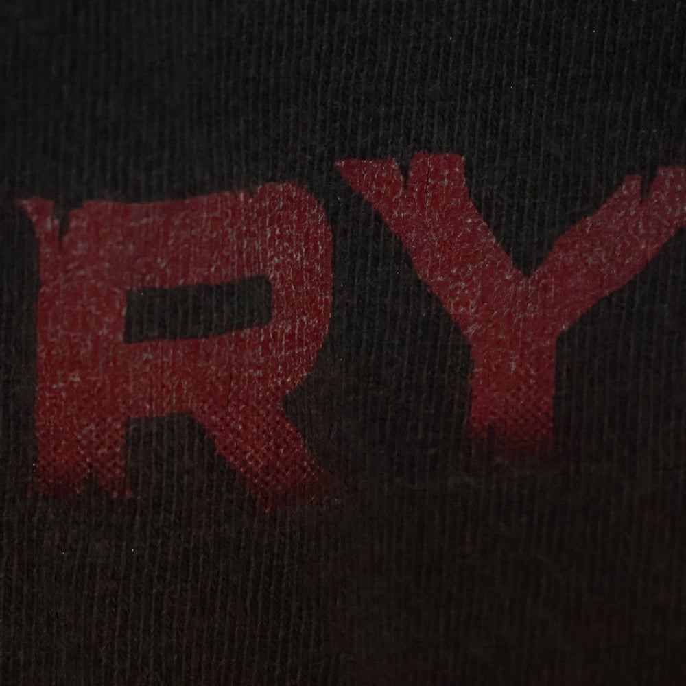 VINTAGE(ヴィンテージ) 90s VINTAGE MINISTRY JUST ONE FIX TEE ヴィンテージ ミニストリー ジャスト ワン フィックス クルーネック半袖Tシャツ ブラック
