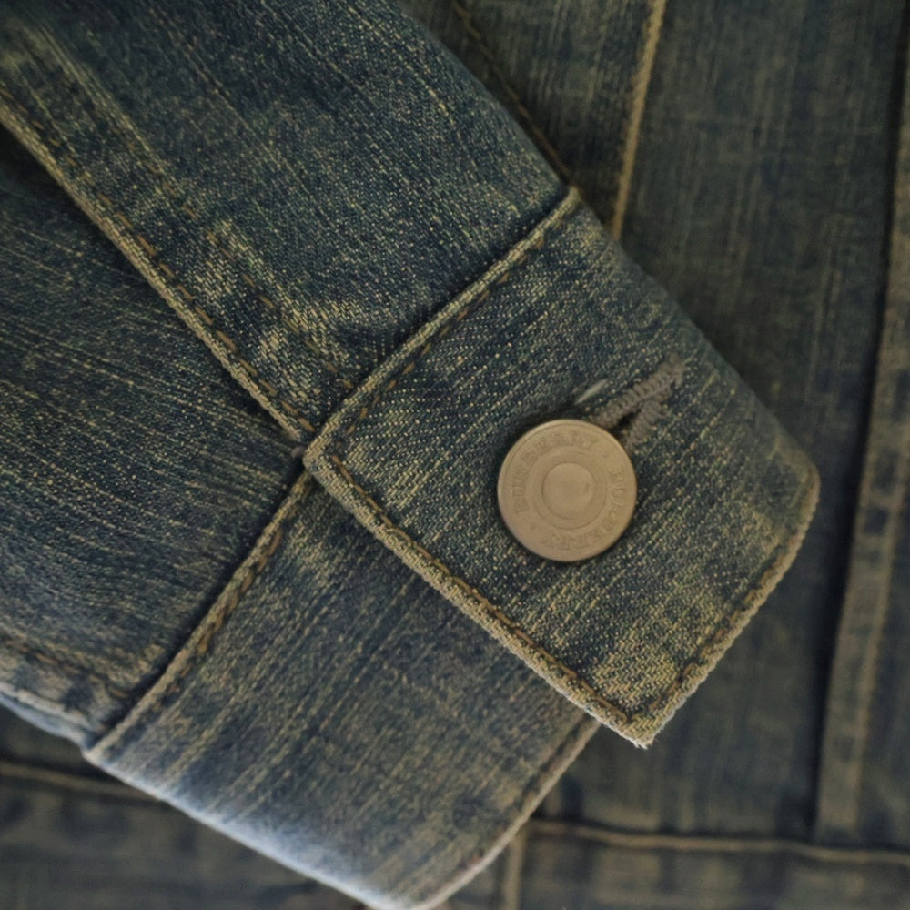 BURBERRY LONDON(バーバリーロンドン) コットンストレッチ デニム トラッカージャケット インディゴ レディース FCA35-170-24