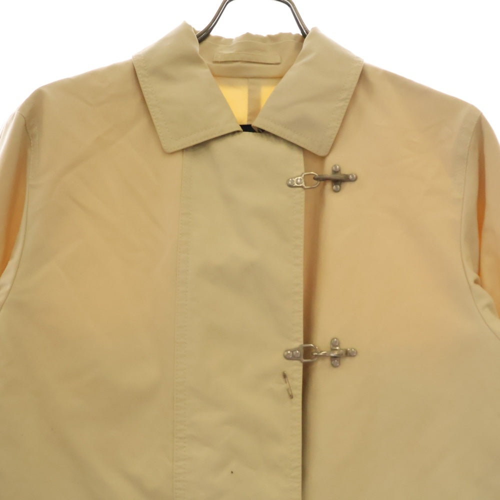 BURBERRY LONDON(バーバリーロンドン) 裏地ノバチェック ファイヤーマンフック コットン ステンカラーコート ベージュ レディース FD237-335-02