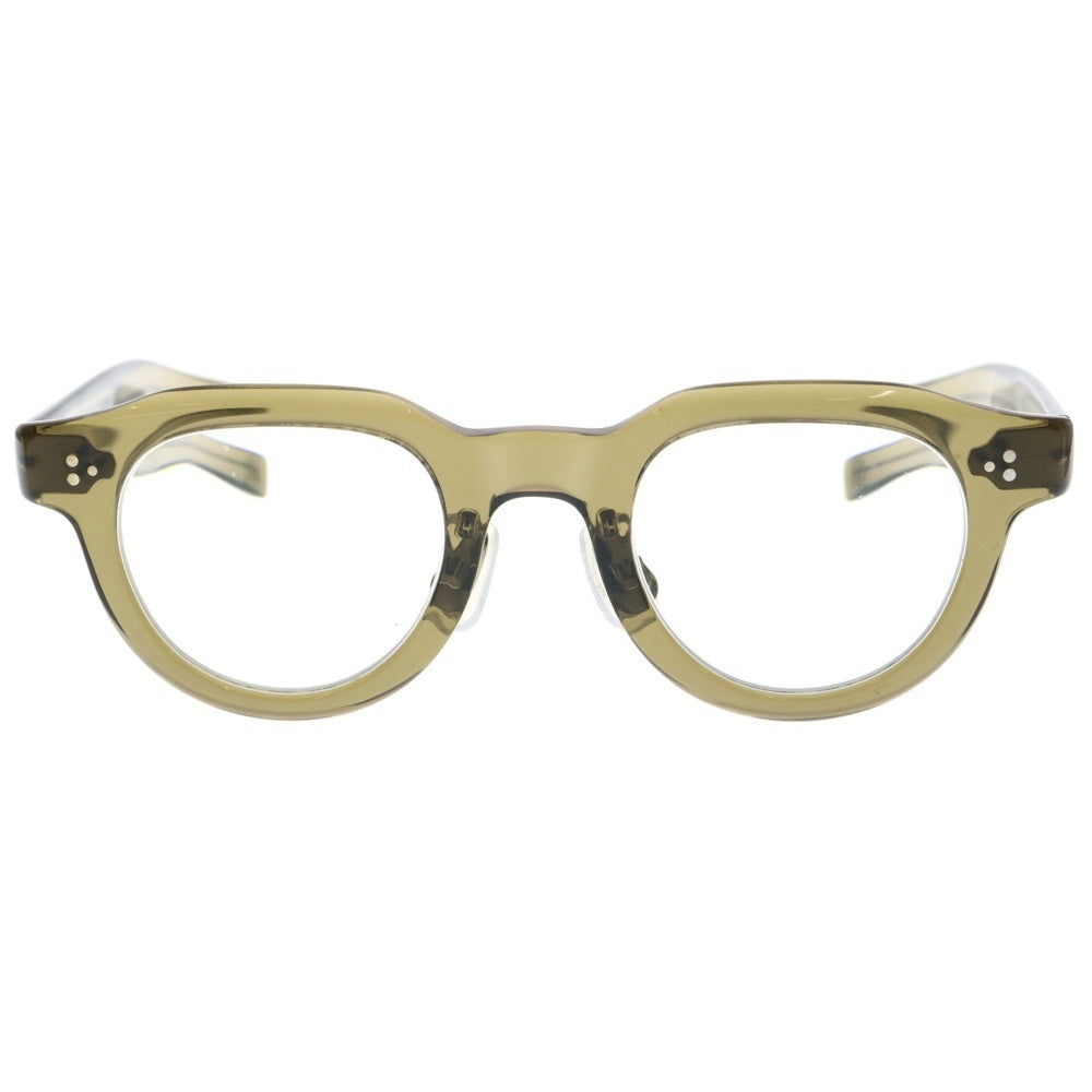 EYEVAN(アイヴァン) MODEL.340 クラウンパント メガネ サングラス 眼鏡 カーキ 度入り