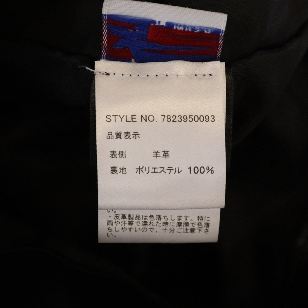 SCHOTT(ショット) 217US SHEEP ONESTAR シープワンスター シープスキン レザーダブルライダースジャケット ブラック 782-5950020