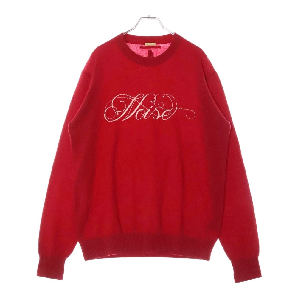 UNDERCOVER(アンダーカバー) 20AW ×THE SHEPHERD ザシェパード フロント刺繍 カシミアニットセーター レッド USZ4902