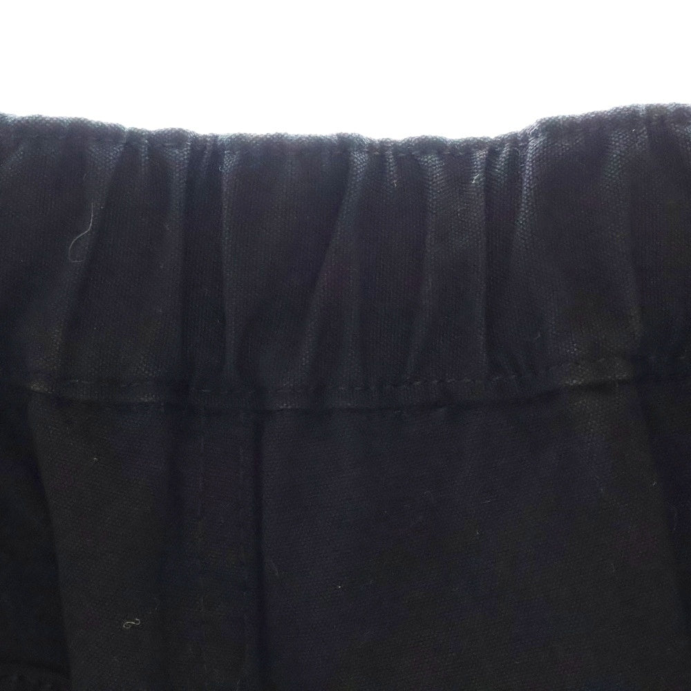UNDERCOVER(アンダーカバー) 24AW スケッチ総柄 C強撚ダック地 タックイージーパンツ ブラック UC2D4505-2
