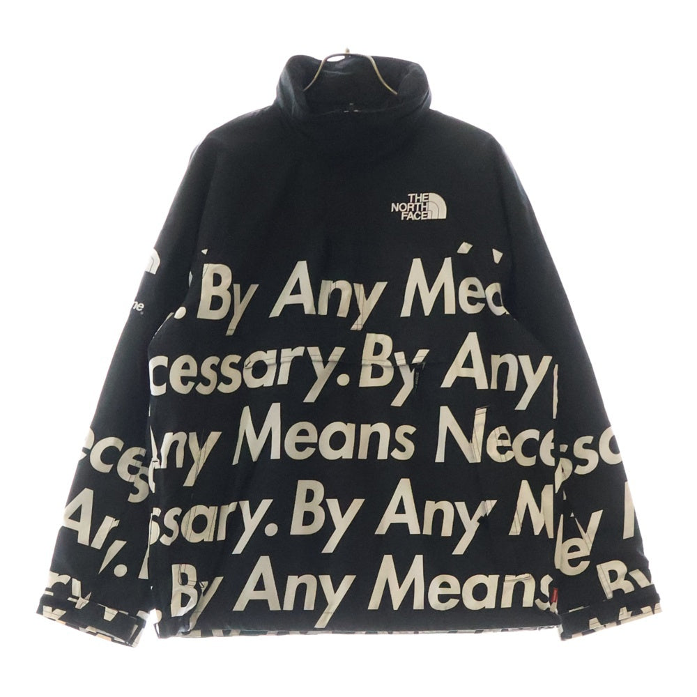 SUPREME(シュプリーム) 15AW ×THE NORTH FACE By Any Means Mountain Pullover ノースフェイス マウンテンプルオーバージャケット ブラック/ホワイト NF00CXK2