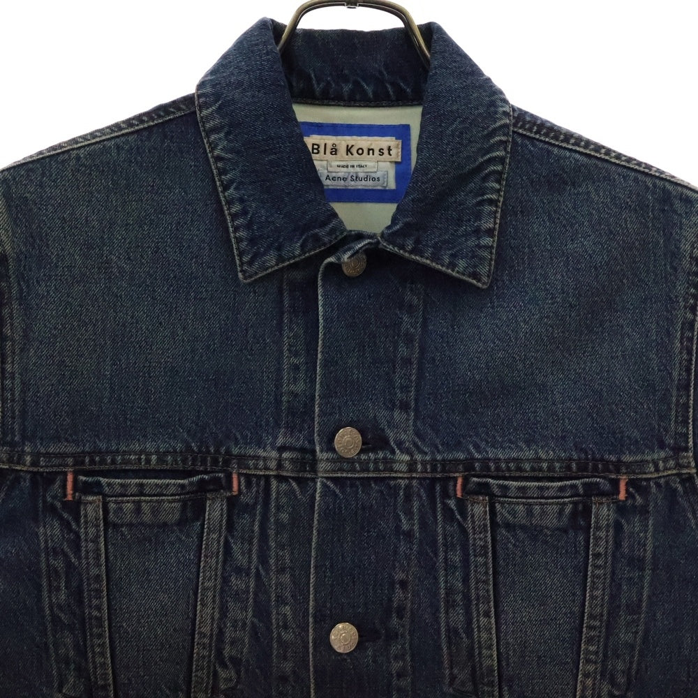ACNE STUDIOS Bla Konst(アクネストゥディオズ ブロコンスト) PASS MID BLUE デニムジャケット インディゴ 22IC73