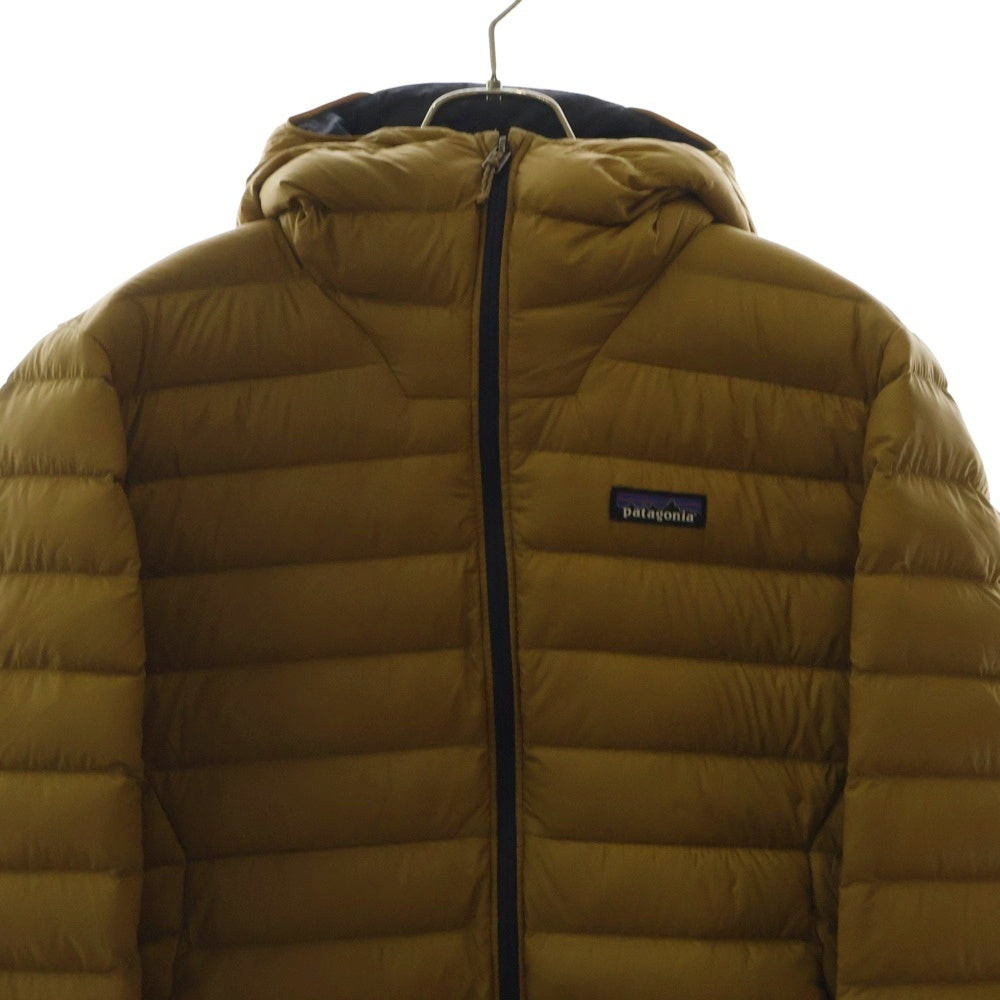 PATAGONIA(パタゴニア) フロントロゴ ナイロン フーデッド ダウンジャケット イエロー 84702