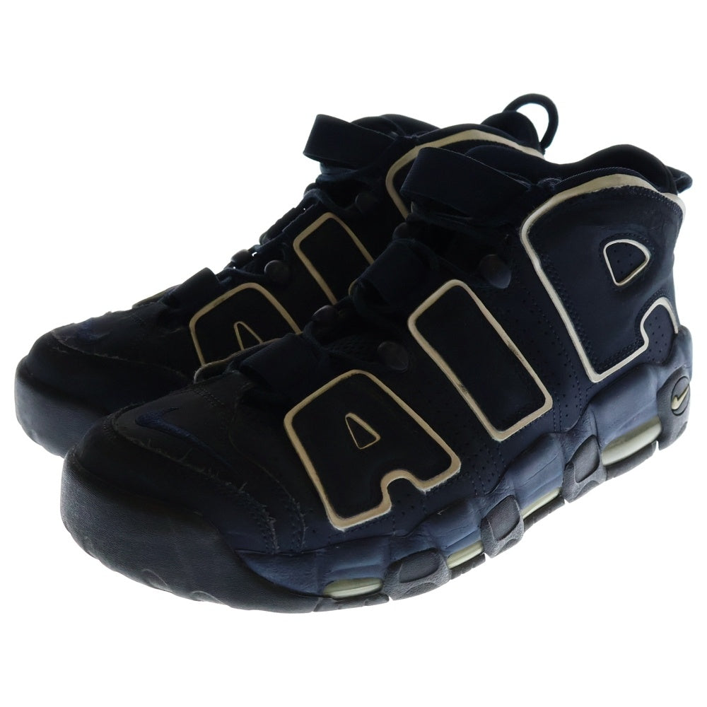 NIKE(ナイキ) AIR MORE UPTEMPO OBSIDIAN エア モア アップテンポ オブシディアン ローカットスニーカー ネイビー US10.5/28.5cm 921948-400