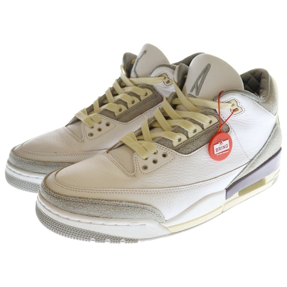 NIKE(ナイキ) ×A MA MANIERE WMNS AIR JORDAN 3 RETRO SP アママニエール ウィメンズ エアジョーダン3 レトロ ハイカットスニーカー ホワイト US11.5/28.5cm DH3434-110
