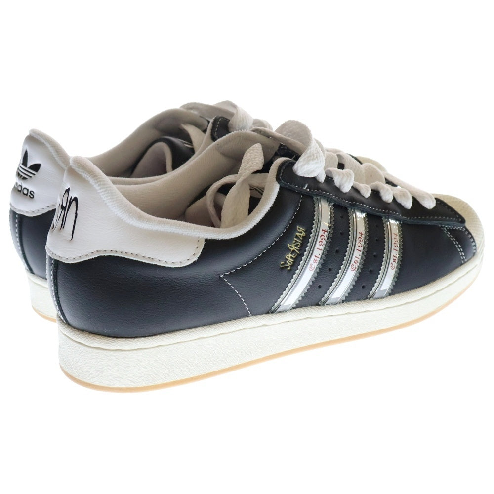 adidas(アディダス) ×KORN SUPERSTAR コーン スーパースター ローカットスニーカー ブラック US10.5/28.5cm IH1313