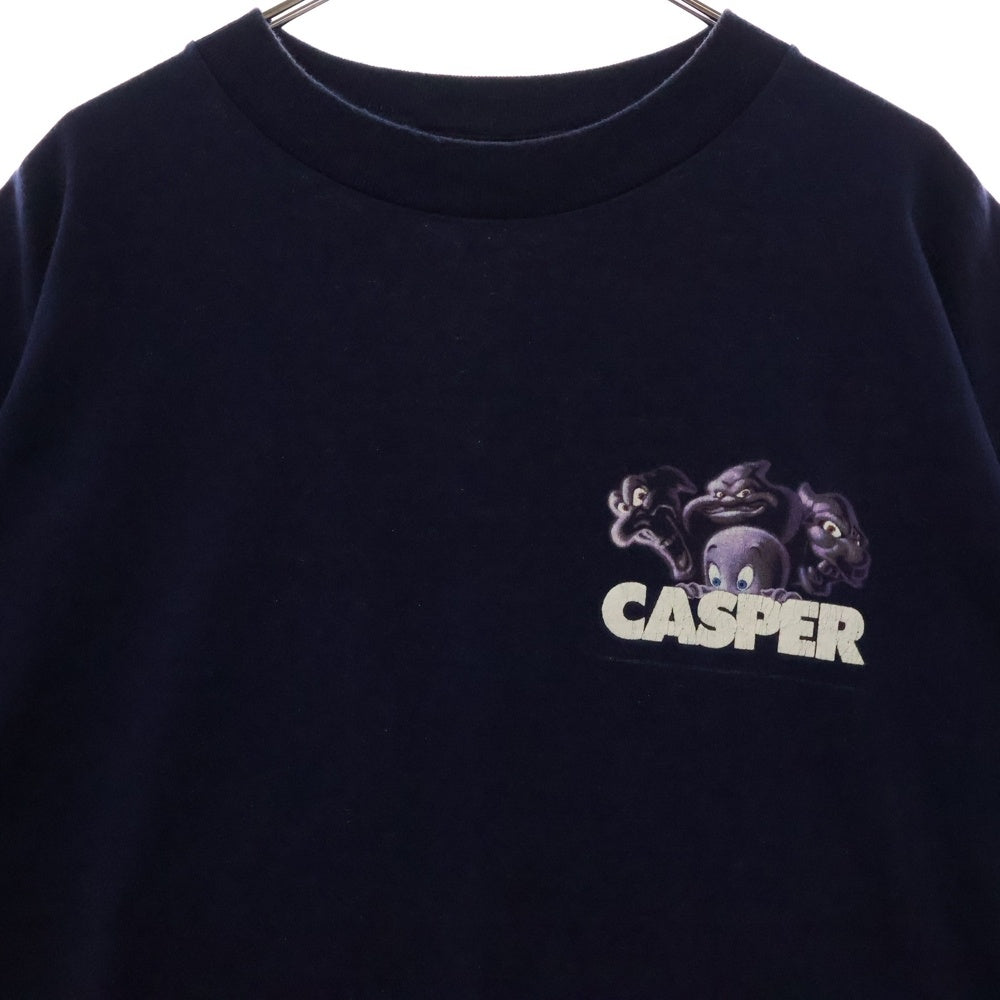 VINTAGE(ヴィンテージ) 90S VINTAGE CASPER TEE ヴィンテージ キャスパー フロントプリント クルーネック 半袖Tシャツ カットソー ネイビー
