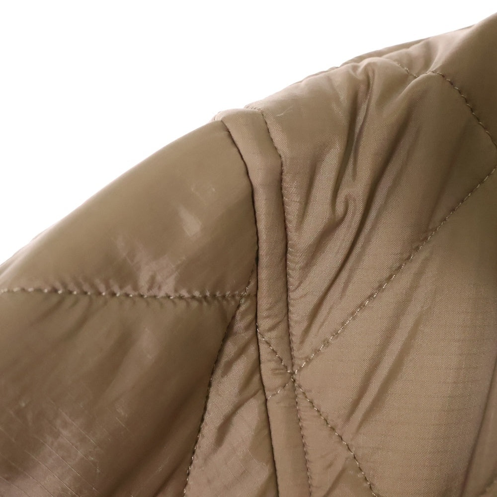 MACKINTOSH PHILOSOPHY(マッキントッシュフィロソフィー) 24AW SOMERFORD サマーフォード コーデュロイカラー ナイロン キルティング コート ベージュ レディースR9A57-478