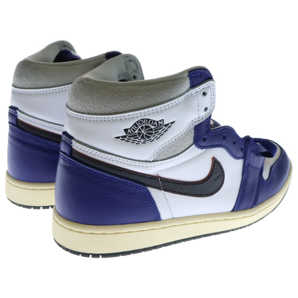 NIKE(ナイキ) AIR JORDAN 1 HIGH OG RARE AIR DEEP ROYAL BLUE エアジョーダン1 ハイ OG レア エア ディープロイヤルブルー ハイカットスニーカー US8.5/26.5cm DZ5485-100