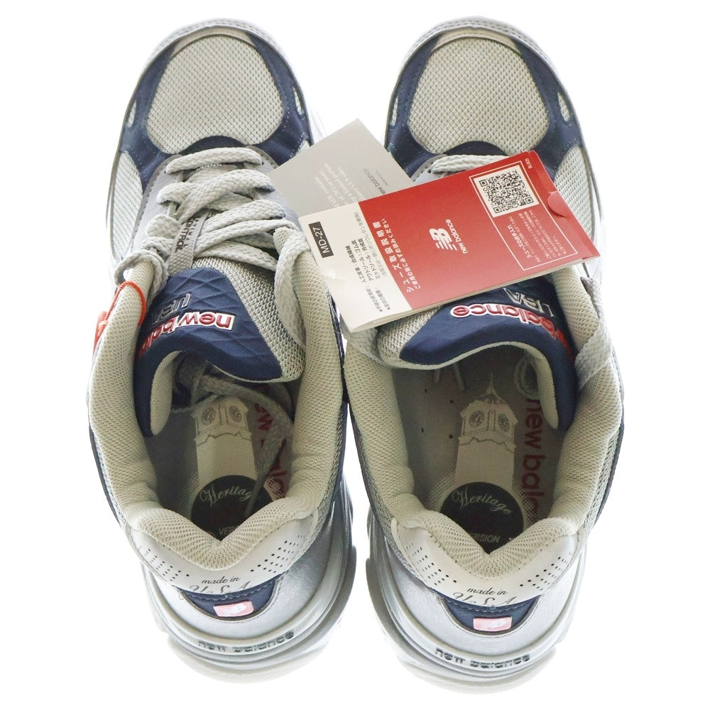 New Balance(ニューバランス) M990GJ3 990 V3 USA製 ローカットスニーカー グレー US9.5/27.5cm