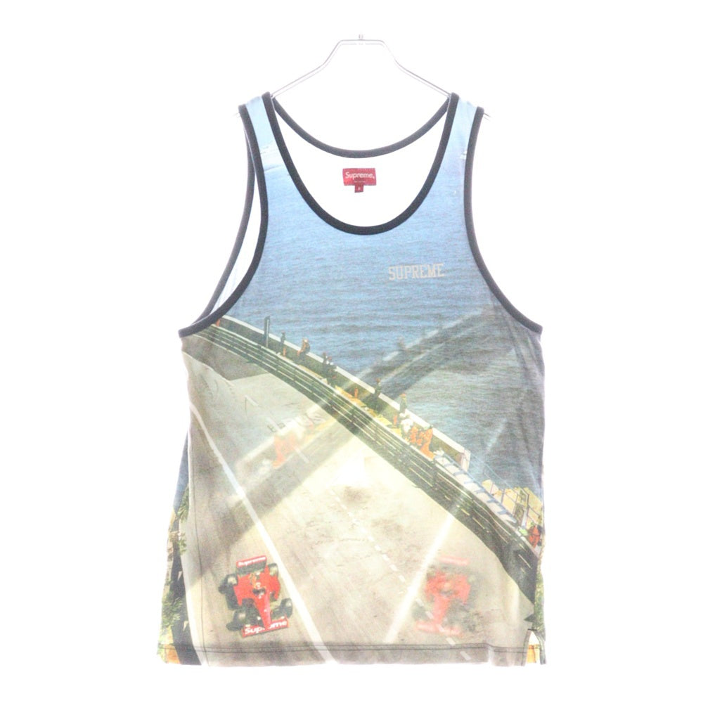 SUPREME(シュプリーム) 14SS Grand Prix Tank top グランドプリックス フォトプリント タンクトップ カットソー マルチカラー