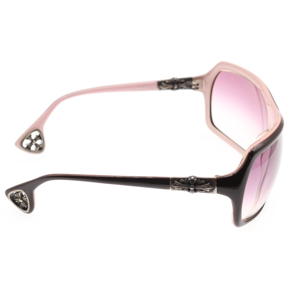 CHROME HEARTS(クロムハーツ) THRUST スラスト CHプラス フローラル カーブレンズ サングラス メガネ アイウェア ブラック/ピンク
