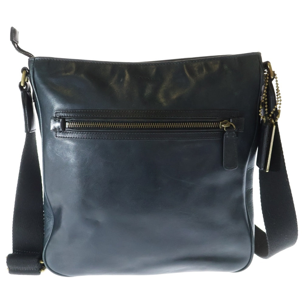 COACH(コーチ) BLEEKER HARNESS LEATHER FIELD BAG ブリーカー ハーネス カウレザー フィールドバッグ ネイビー 70991