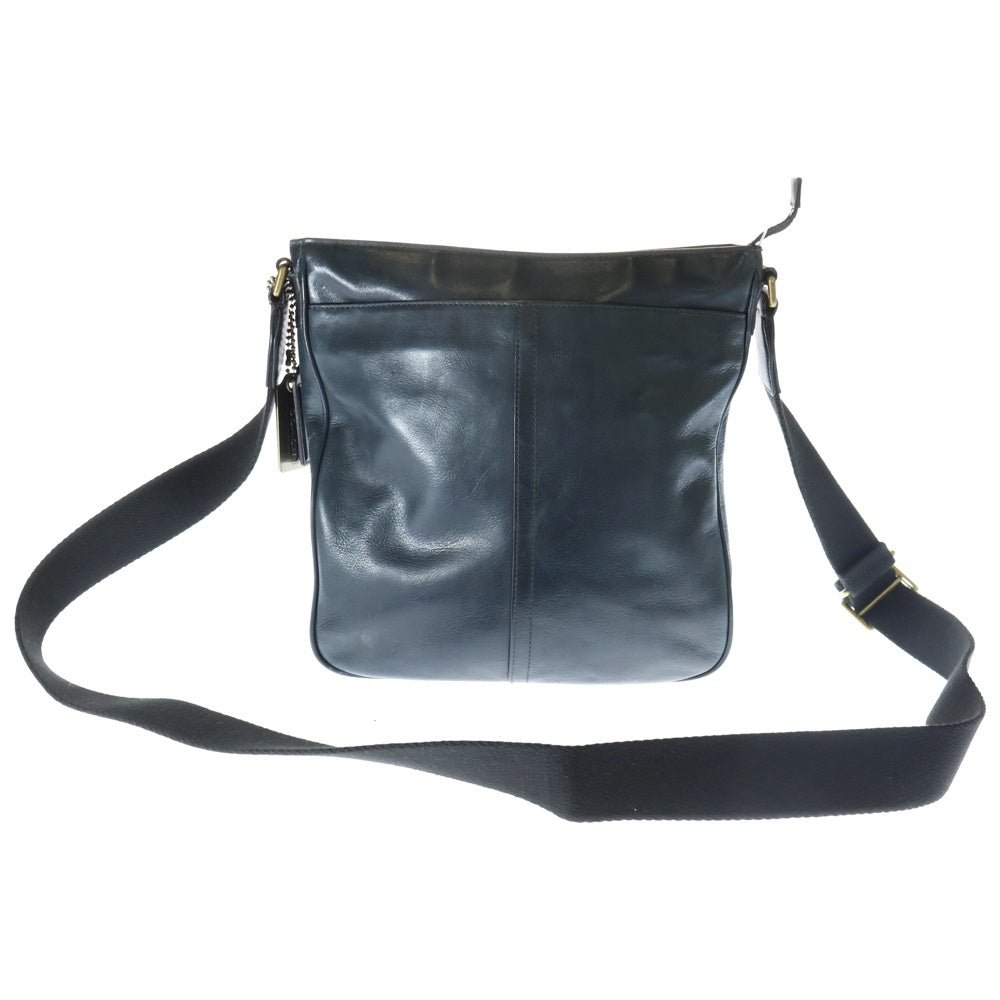 COACH(コーチ) BLEEKER HARNESS LEATHER FIELD BAG ブリーカー ハーネス カウレザー フィールドバッグ ネイビー 70991