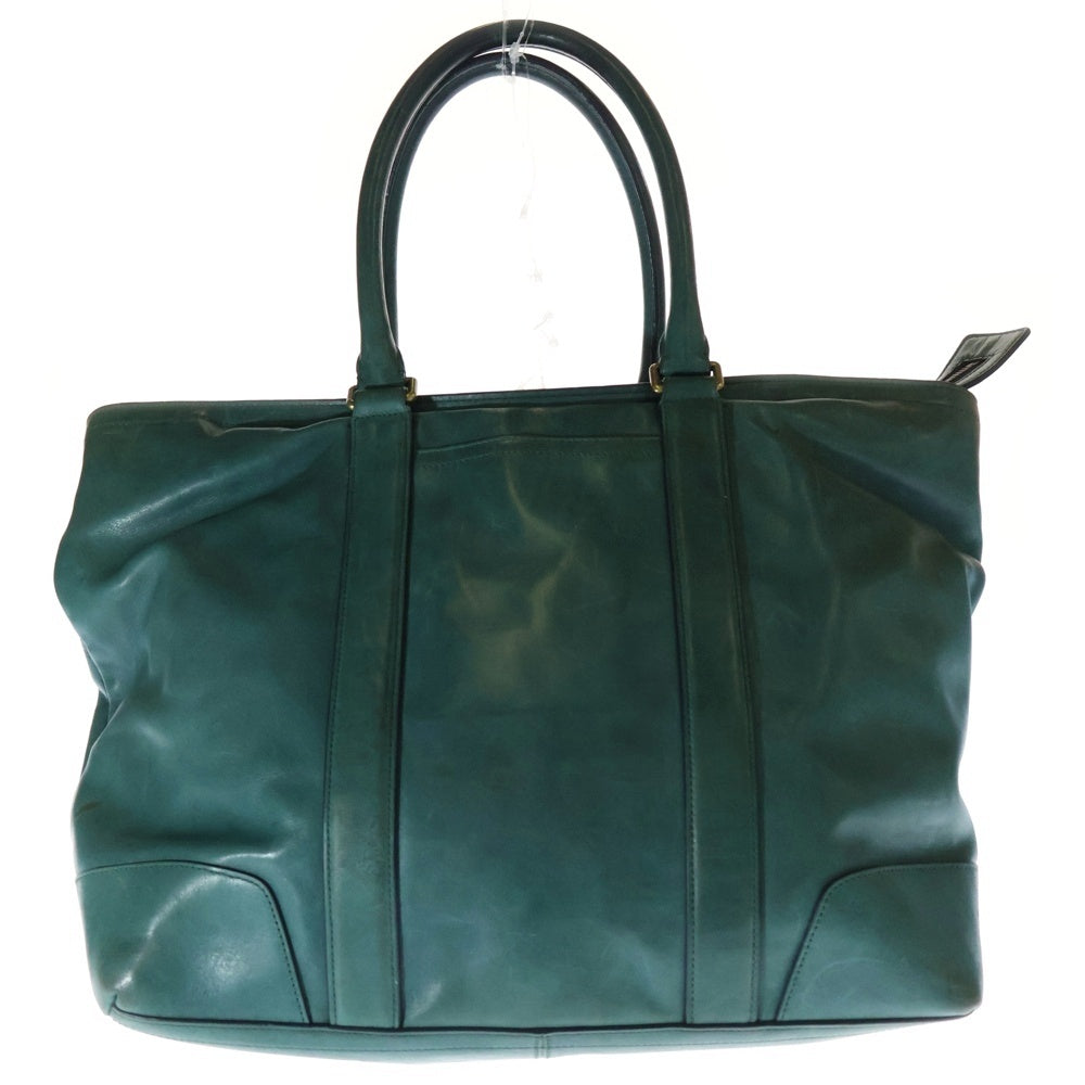 COACH(コーチ) BLEEKER LEGACY BUSINESS TOTE ブリーカー レガシー ビジネストート レザー2WAYバッグ グリーン 70600