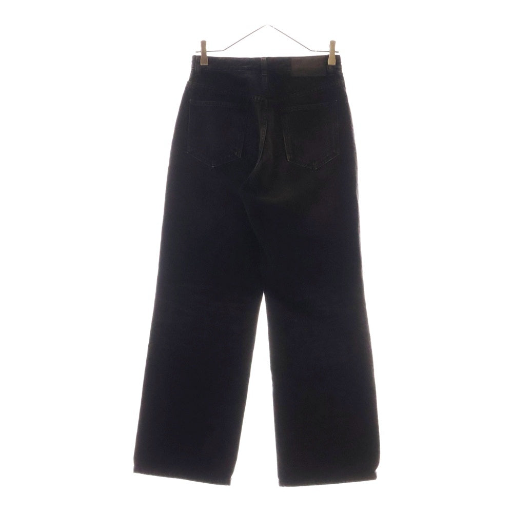JOHN LAWRENCE SULLIVAN(ジョンローレンスサリバン) Washed Denim Straight Pants ウォッシュド 5ポケット ストレート デニムパンツ ブラック 2C014-0324-34