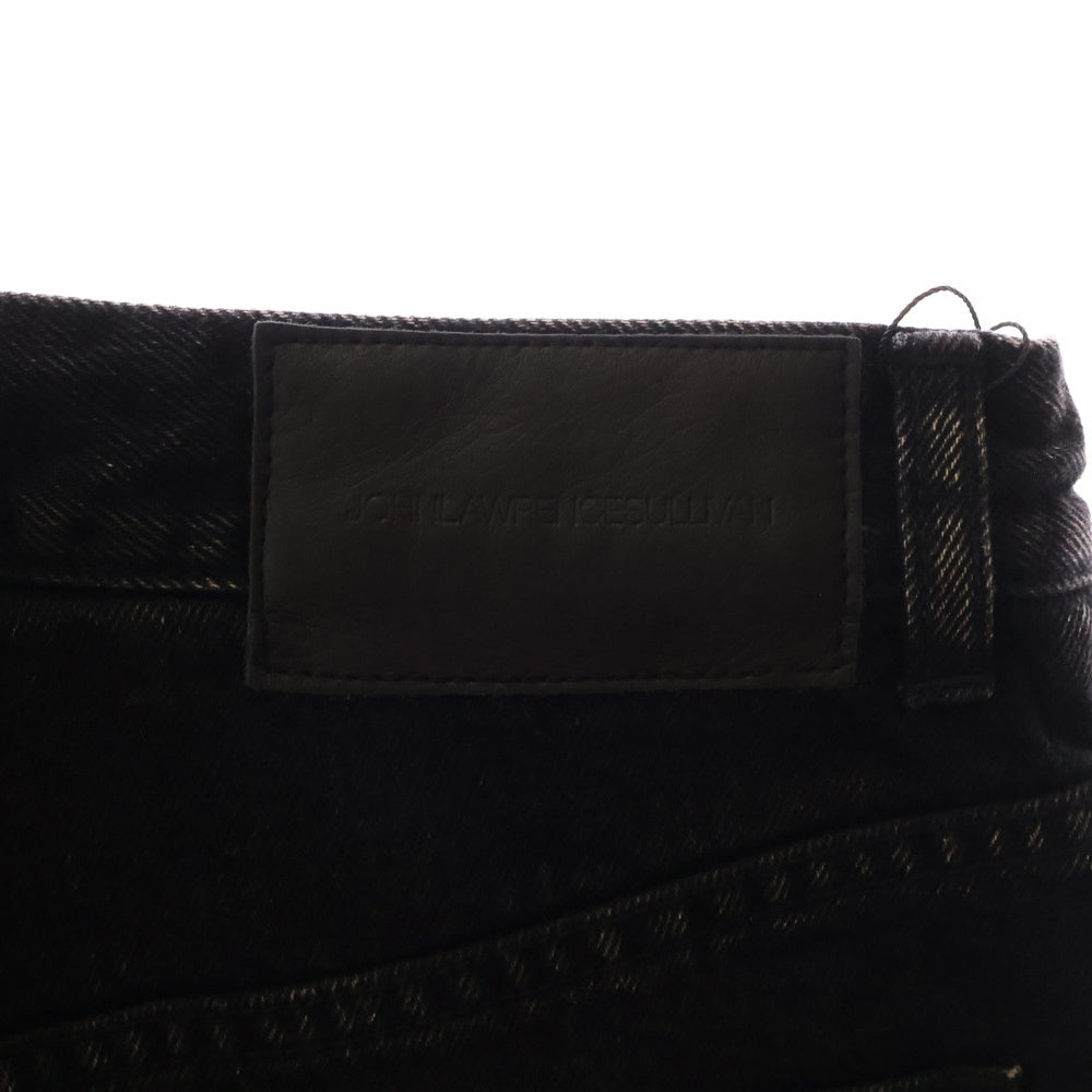 JOHN LAWRENCE SULLIVAN(ジョンローレンスサリバン) Washed Denim Straight Pants ウォッシュド 5ポケット ストレート デニムパンツ ブラック 2C014-0324-34