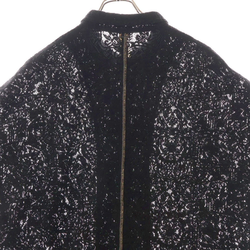 SHINYA KOZUKA(シンヤコズカ) 24SS HOLIDAY ラッセル コットン レギュラーカラー ノースリーブシャツ ブラック 2401SK37