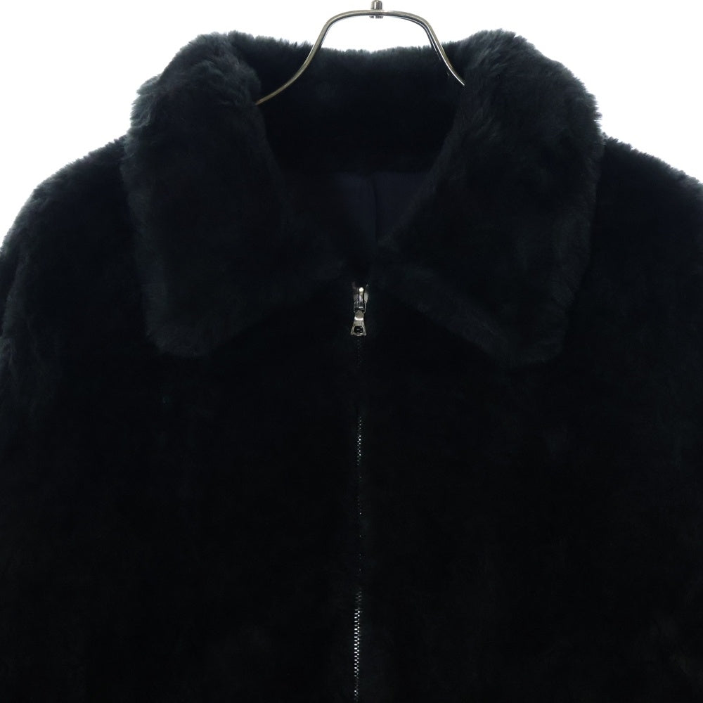 Stein(シュタイン) 24AW ACRYLIC FUR JACKET アクリリック ジップアップ ファージャケット ブラウン ST.926