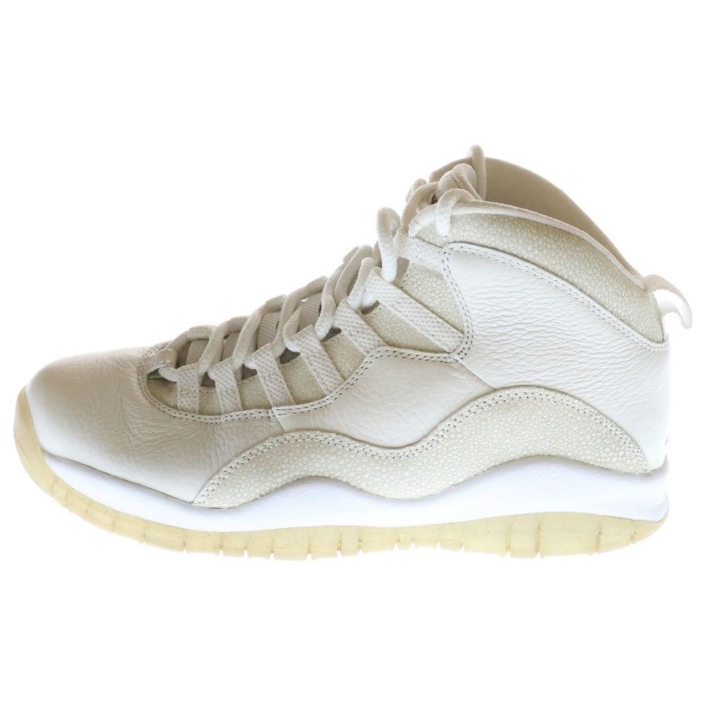 NIKE(ナイキ) 【観賞用 2015年製】 ×OVO AIR JORDAN 10 RETRO DRAKE オクトーバーズ ベリー オウン エアジョーダン10 レトロ ハイカットスニーカー US8.5/26.5cm 819955-100