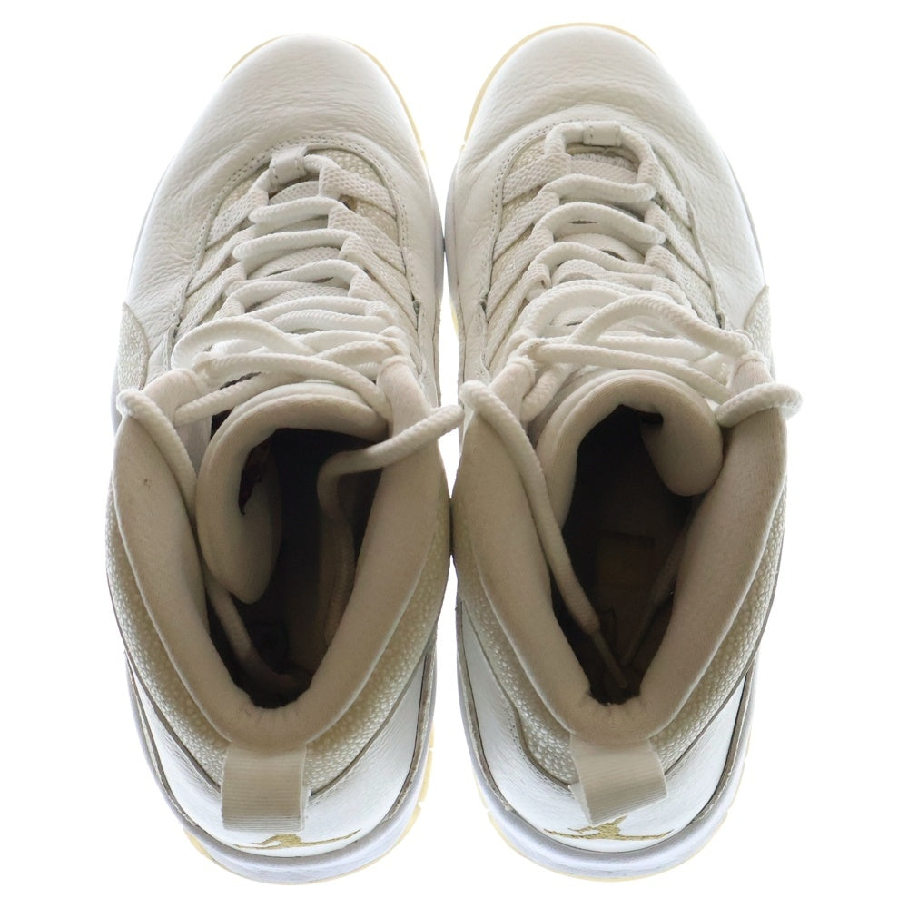 NIKE(ナイキ) 【観賞用 2015年製】 ×OVO AIR JORDAN 10 RETRO DRAKE オクトーバーズ ベリー オウン エアジョーダン10 レトロ ハイカットスニーカー US8.5/26.5cm 819955-100