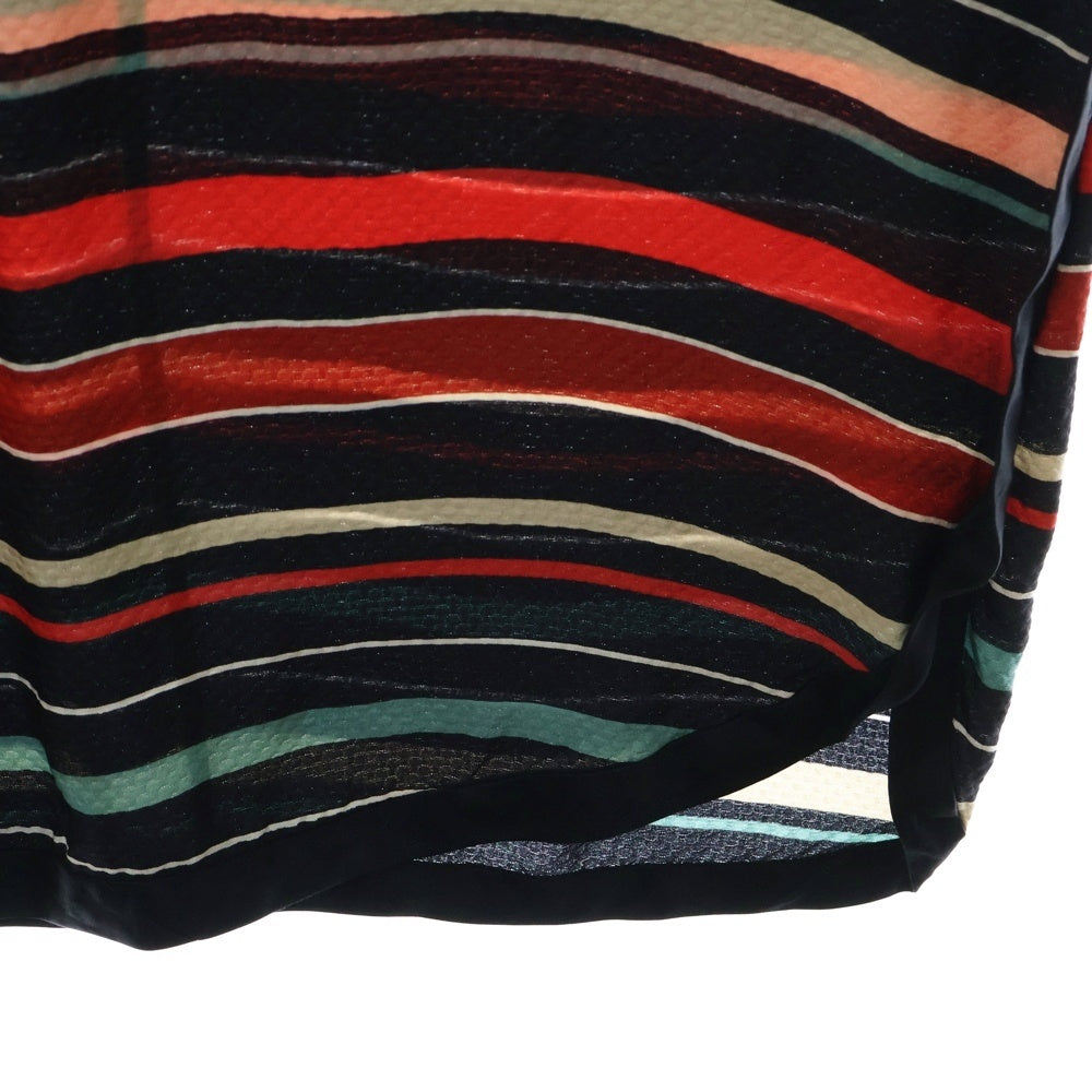 ISABEL MARANT(イザベル マラン) ストライプ ノーカラー プルオーバー 半袖シャツブラウス レディース マルチカラー