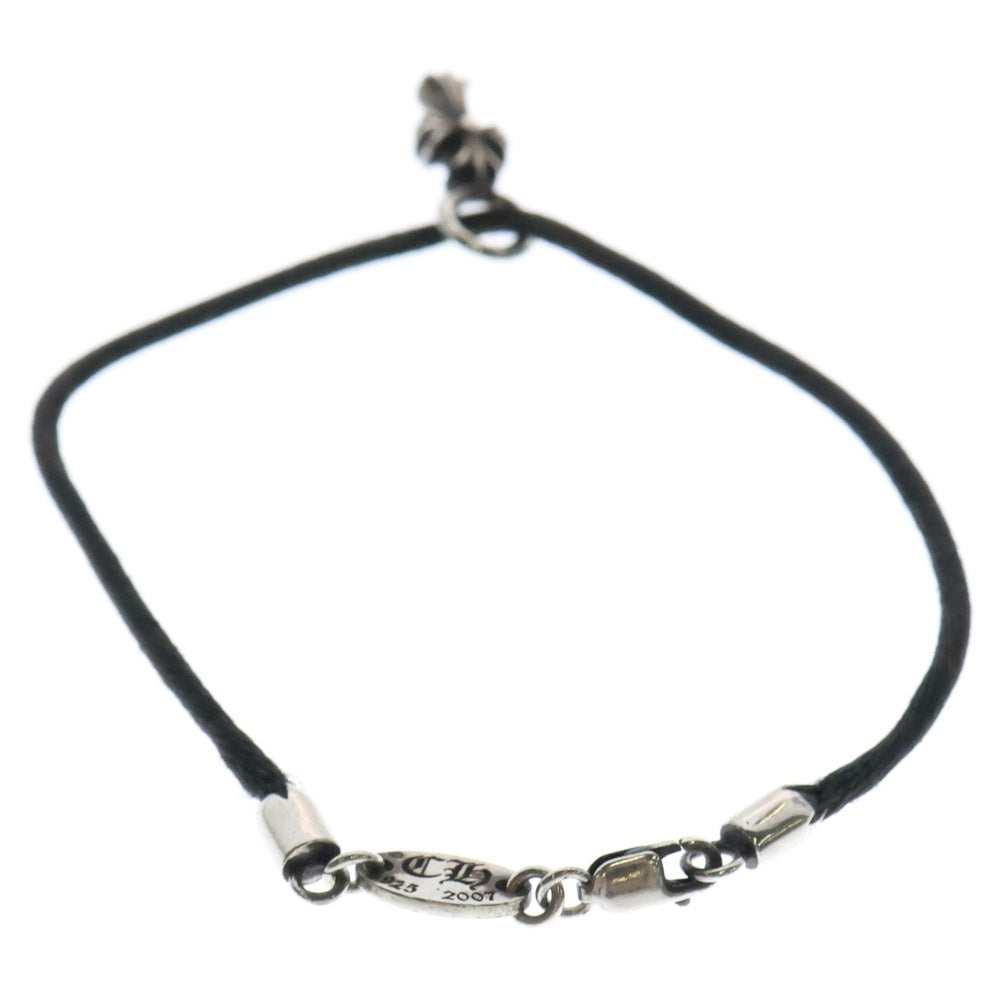 CHROME HEARTS(クロムハーツ) KZ BRACELET CH CRS スタッククロス ブレスレット ブラック/シルバー