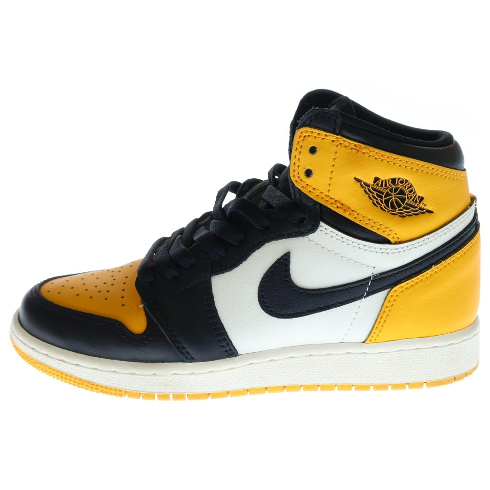 NIKE(ナイキ) AIR JORDAN 1 RETRO HIGH OG TAXI エアジョーダン 1 レトロ ハイカットスニーカー レディース イエロー/ブラック US4.5Y/23.5cm 575441-711