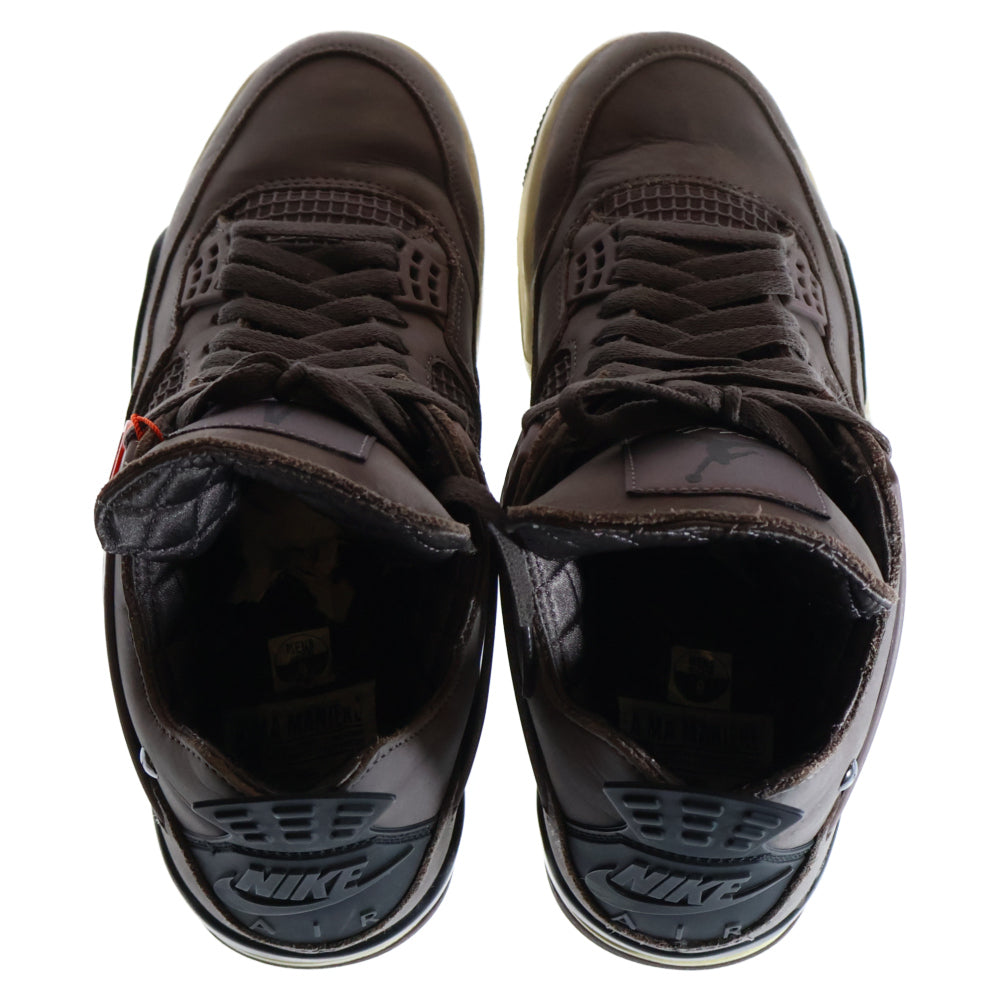 NIKE(ナイキ) ×A MA MANIERE AIR JORDAN 4 RETRO SP VIOLET ORE アママニエール エアジョーダン レトロ ハイカットスニーカー バイオレットオレ US9/27.0cm DV6773-220